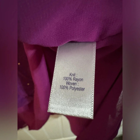 Jennifer Lopez Purple and Gold Embellished Blouse - Picture 4 of 6